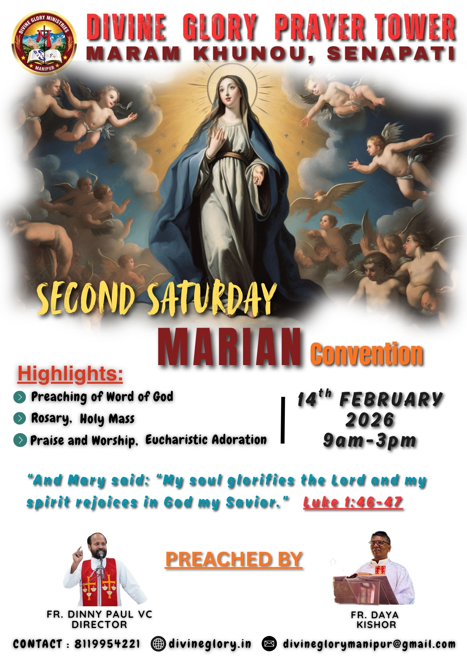 Second Saturday Marian Convention, 14th February 2026